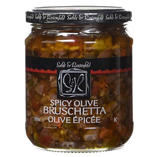 Sable & Rosenfeld Olive Spicy Bruschetta New 16oz