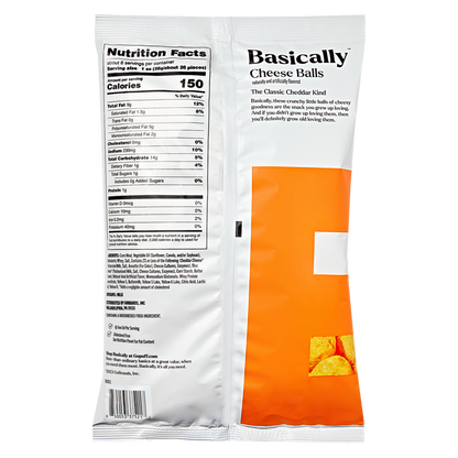 Basically Classic Cheddar Cheese Balls 8 oz