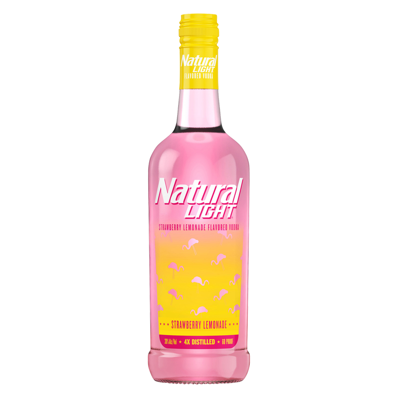 Natural Light Vodka Strawberry Lemonade 750ml (60 proof)
