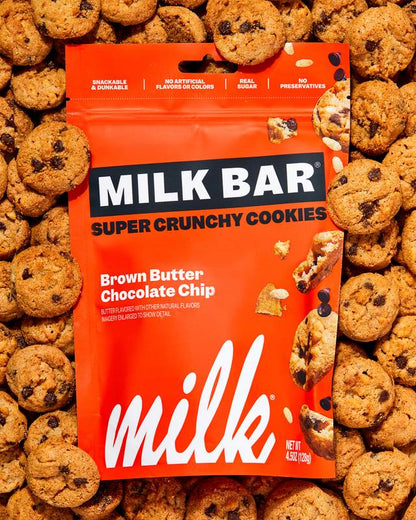 Milk Bar Crunchies Brown Butter Chocolate Chip Cookies 4.5oz