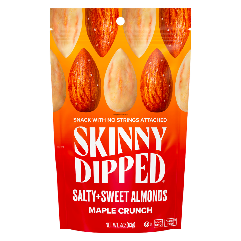 SkinnyDipped Maple Crunch Almonds, 4oz