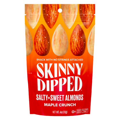 SkinnyDipped Maple Crunch Almonds, 4oz