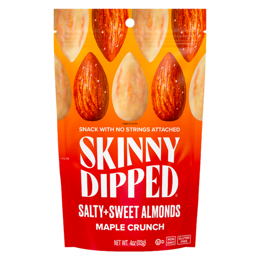 SkinnyDipped Maple Crunch Almonds, 4oz