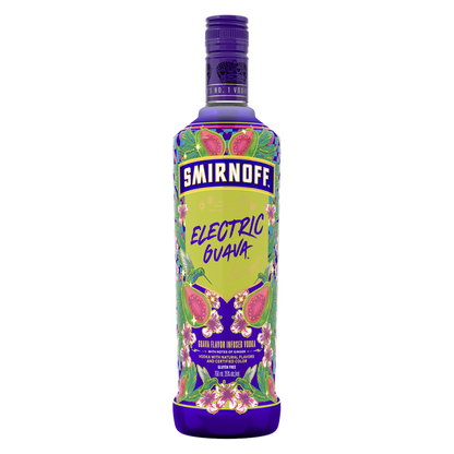 Smirnoff Electric Guava Vodka 750ml Bottle