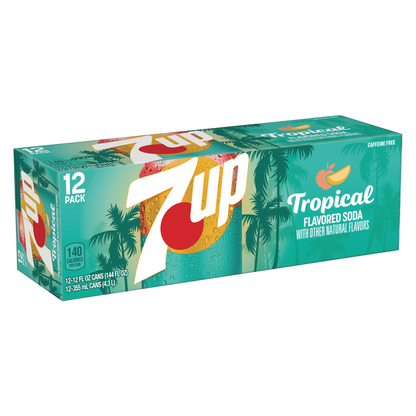 7UP Tropical 12pk 12oz Can