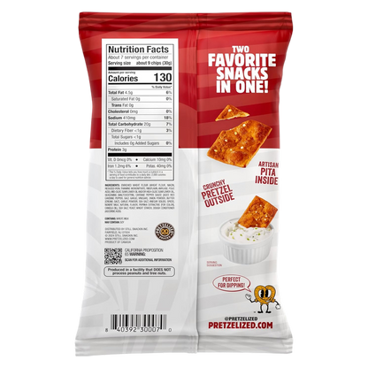 PRETZELIZED™ Pita Chips Buffalo, 7oz