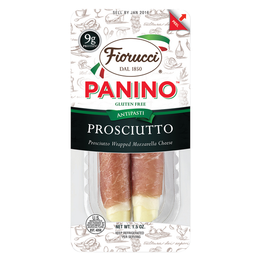 Fiorucci Panino Prosciutto & Mozzarella Cheese Snack Pack - 2ct/1.5oz
