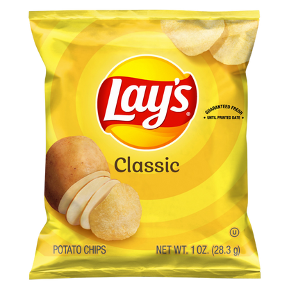 Lays Potato Chips Classic 1 Oz