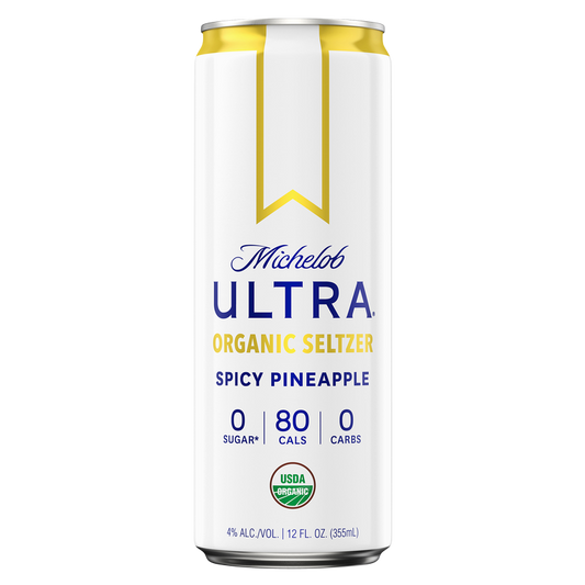 Michelob Ultra Spicy Pineapple Seltzer Single 12oz Can 4.0% ABV