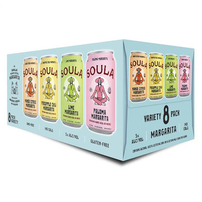 Soula Cocktails Margarita Variety 12oz Cans 8pk
