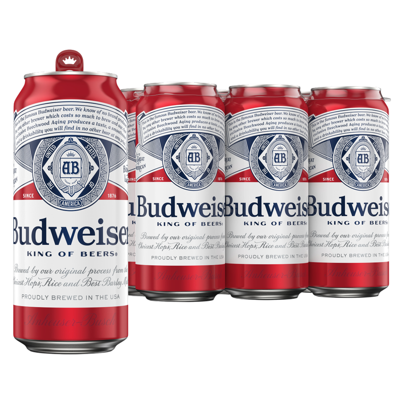 Budweiser 6pk 16oz Can 5.0% ABV