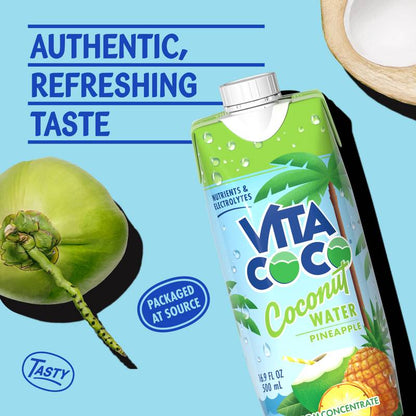 Vita Coco Coconut Pineapple Water 16.9oz Ctn