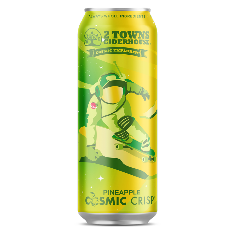 2 Towns Ciderhouse Pineapple Cosmic Crisp (19.2 OZ CAN)