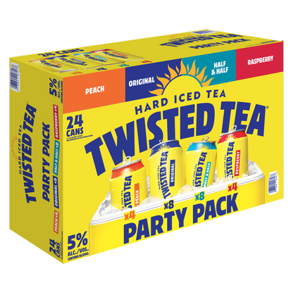 Twisted Tea Party Pack 24pk 12oz Cans 5% ABV