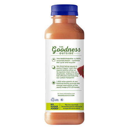 Naked Juice Strawberry Banana Smoothie 15.2oz Btl