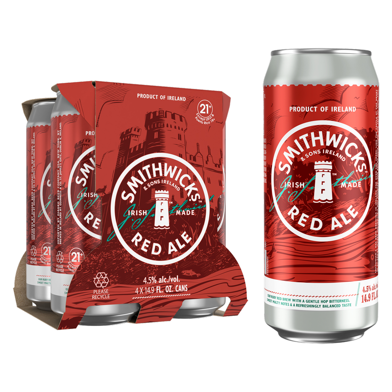 Smithwick's Red Ale 4pk 14.9oz Can 4.5% ABV