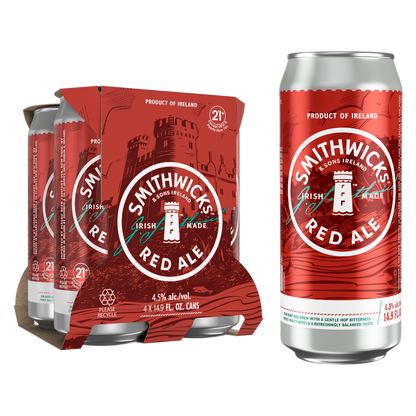 Smithwick's Red Ale 4pk 14.9oz Can 4.5% ABV