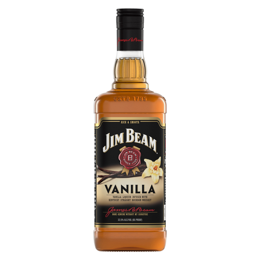 Jim Beam Vanilla Whiskey 1L (65 Proof)