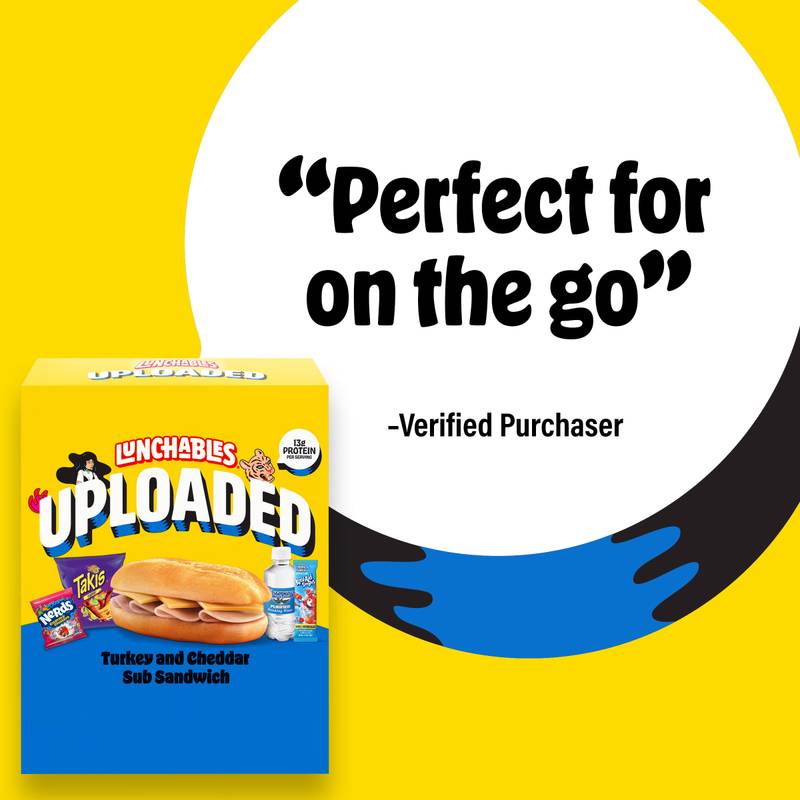 Lunchables Uploaded Turkey and Cheddar Sub Sandwich - 15oz