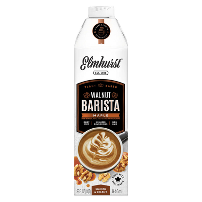 Elmhurst Barista Edition Maple Walnut Creamer 32oz Ctn