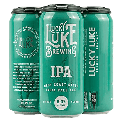 Lucky Luke Brewing IPA 4pk 16oz Can