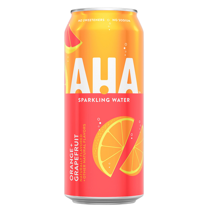 AHA Orange Grapefruit Water 16oz Can