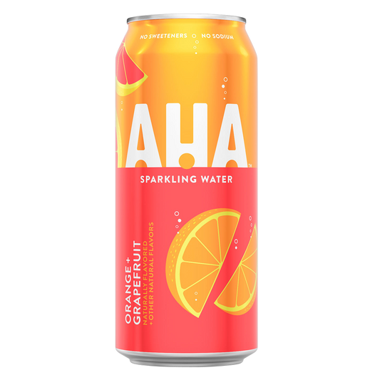 AHA Orange Grapefruit Water 16oz Can