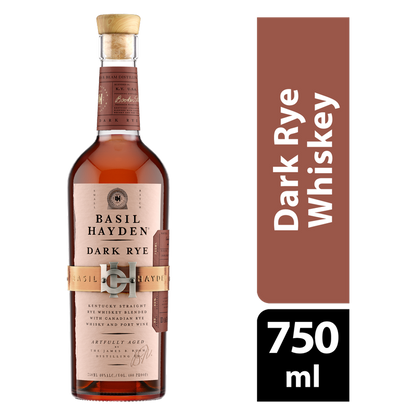 Basil Hayden Dark Rye Blended Whiskey 750ml (80 Proof)