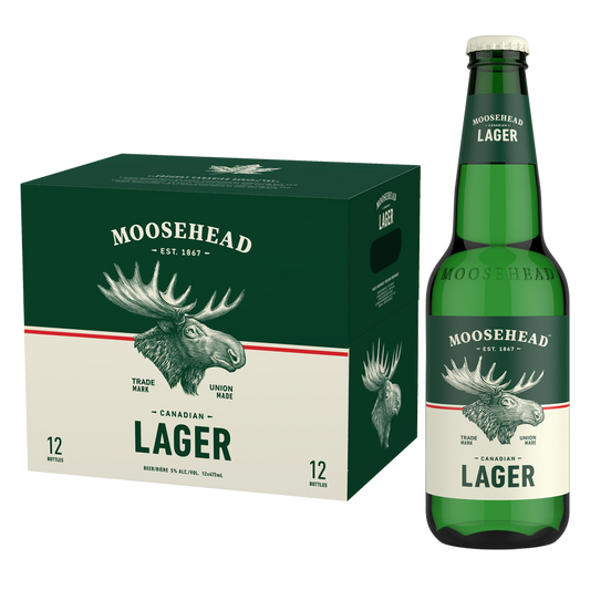Moosehead Lager 12pk 12oz Btl 5.0% ABV