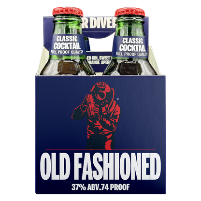 Bar Diver Old Fashioned 4pk 200ml Bottle