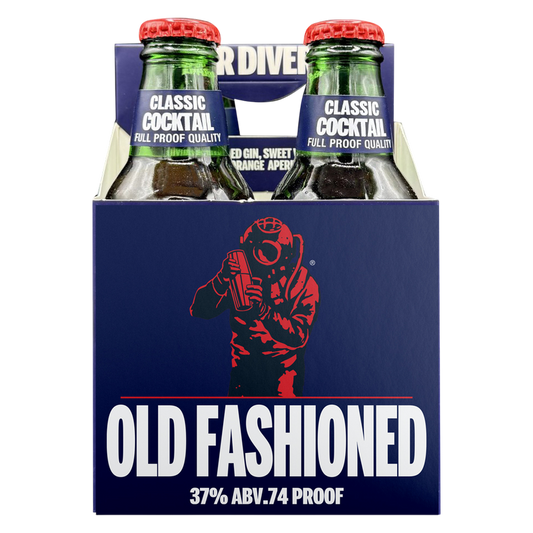 Bar Diver Old Fashioned 4pk 200ml Bottle