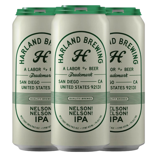 Harland Brewing Single Hop IPA Series - Nelson! Nelson! 4pk 16oz