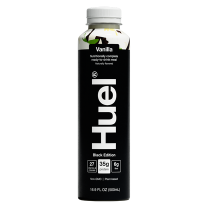 Huel Black Edition Vanilla Protein Ready-to-Drink Meal Replacement 16.9oz Btl