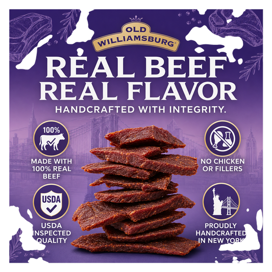 Old Williamsburg Teriyaki Kosher Beef Jerky 2oz