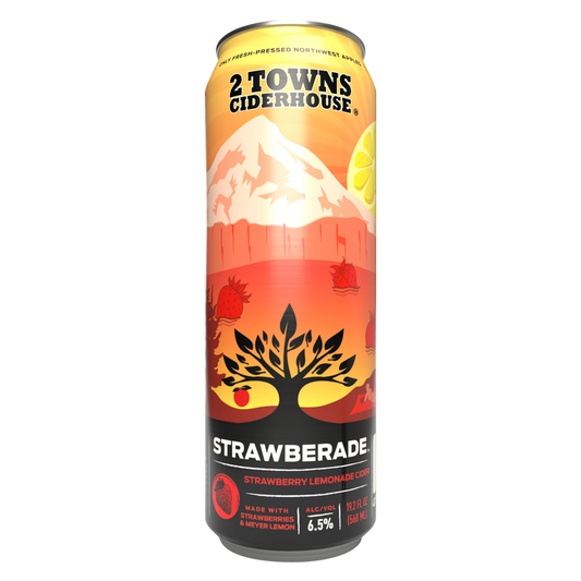 2 Towns Ciderhouse Strawberade 19.2oz Can 6.5% ABV