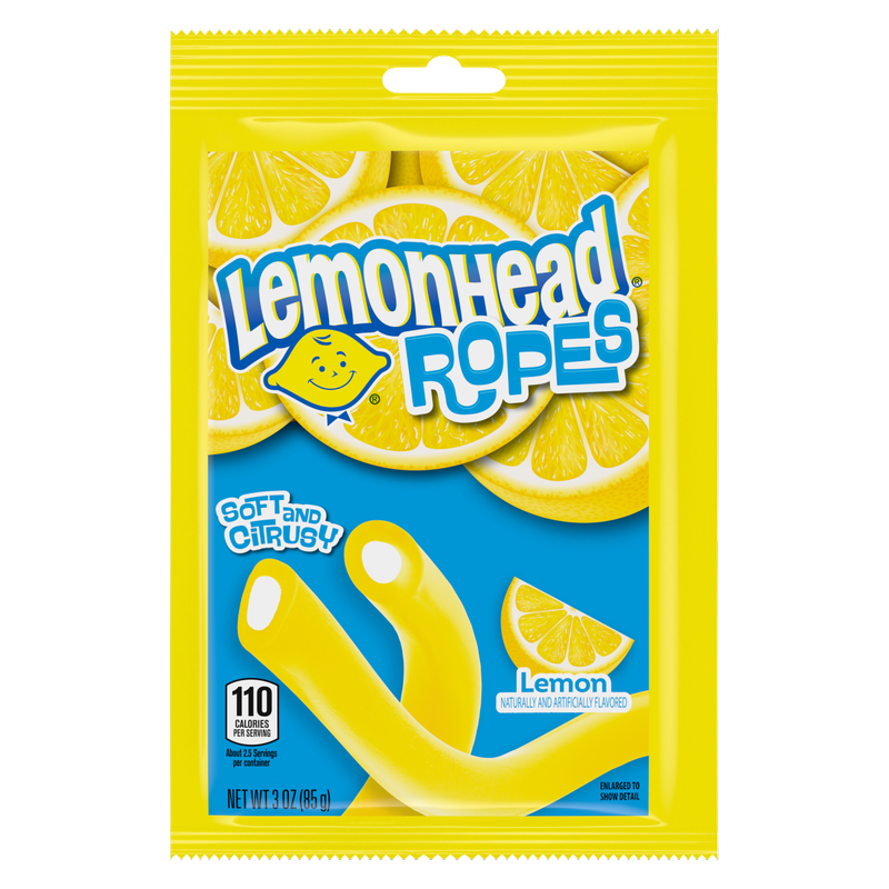 Lemonhead Ropes, 3 oz