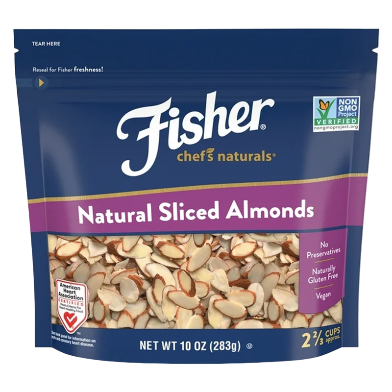 Fisher Sliced Almonds, 10oz.
