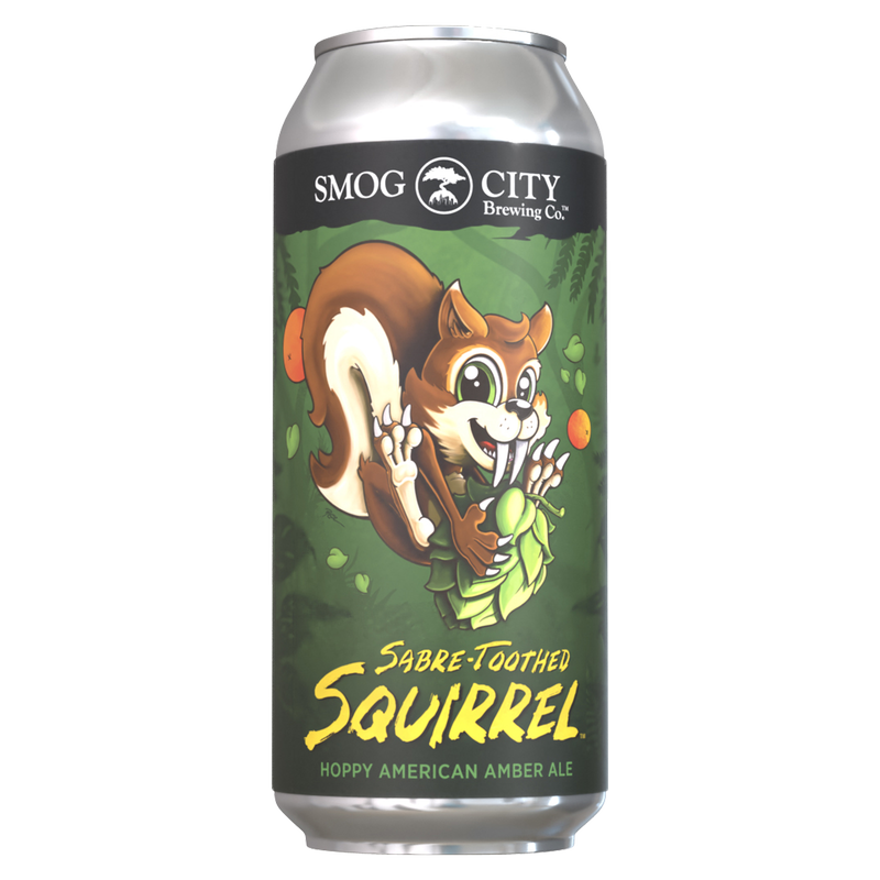 Smog City Sabre-Toothed Squirrel Amber Ale 4pk 16oz Can