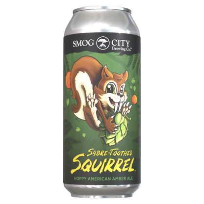 Smog City Sabre-Toothed Squirrel Amber Ale 4pk 16oz Can