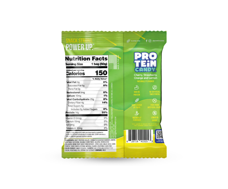 Protein Candy Classic Fruit Sour, 1.8oz