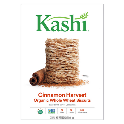 Kashi Organic Cinnamon Harvest Whole Wheat Biscuits Cereal 16.3oz