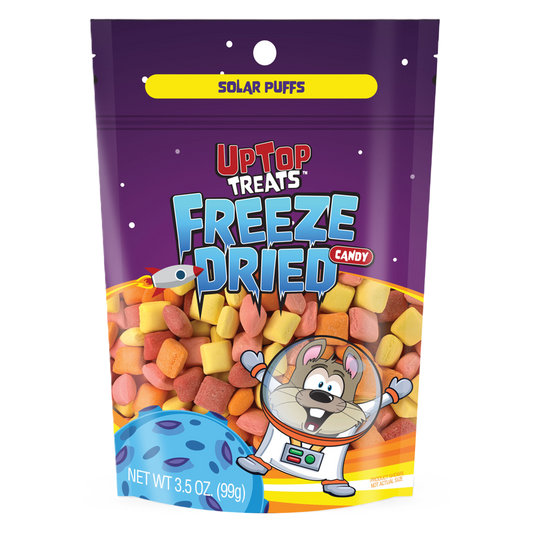 UpTop Treats Freeze Dried Sour Solar Puffs, 3.5oz