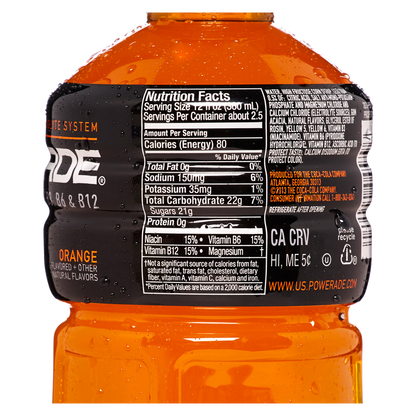 Powerade Orange 32oz