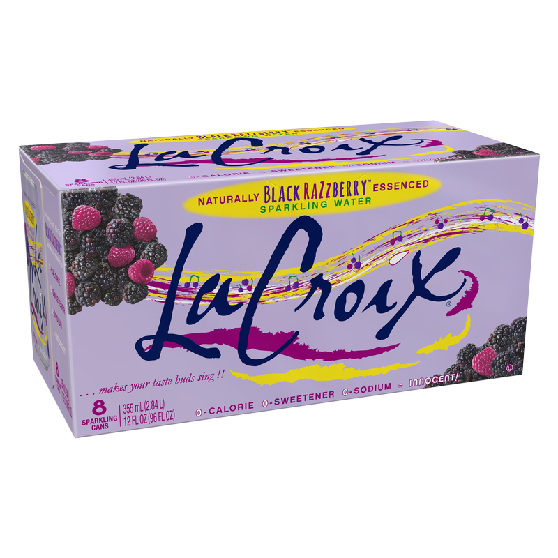 La Croix Black Razzberry 8pk 12oz Can