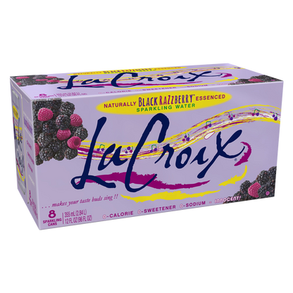 La Croix Black Razzberry 8pk 12oz Can