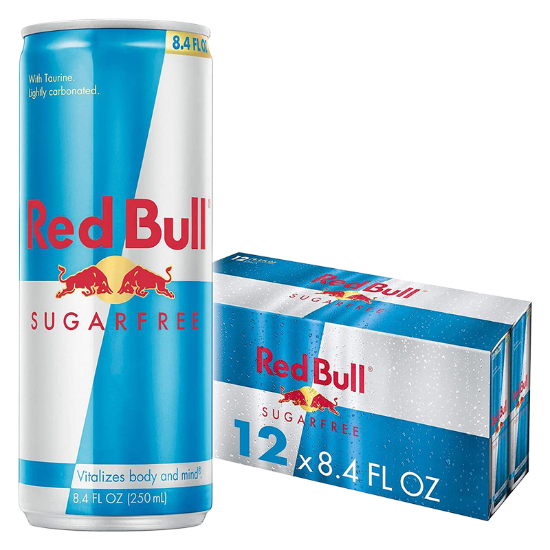 Red Bull Energy Drink Sugar Free 12pk 8.4oz Can
