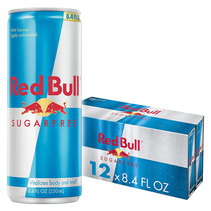 Red Bull Energy Drink Sugar Free 12pk 8.4oz Can
