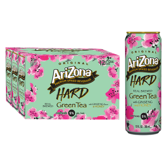 Arizona Hard Green Tea 12pk 12oz Cans