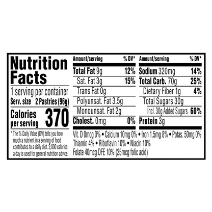 Pop-Tarts Frosted Strawberry Toaster Pastries 2ct