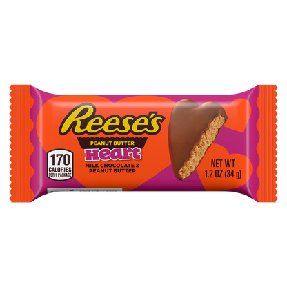 Reese's Milk Chocolate Peanut Butter Hearts, 1.2oz